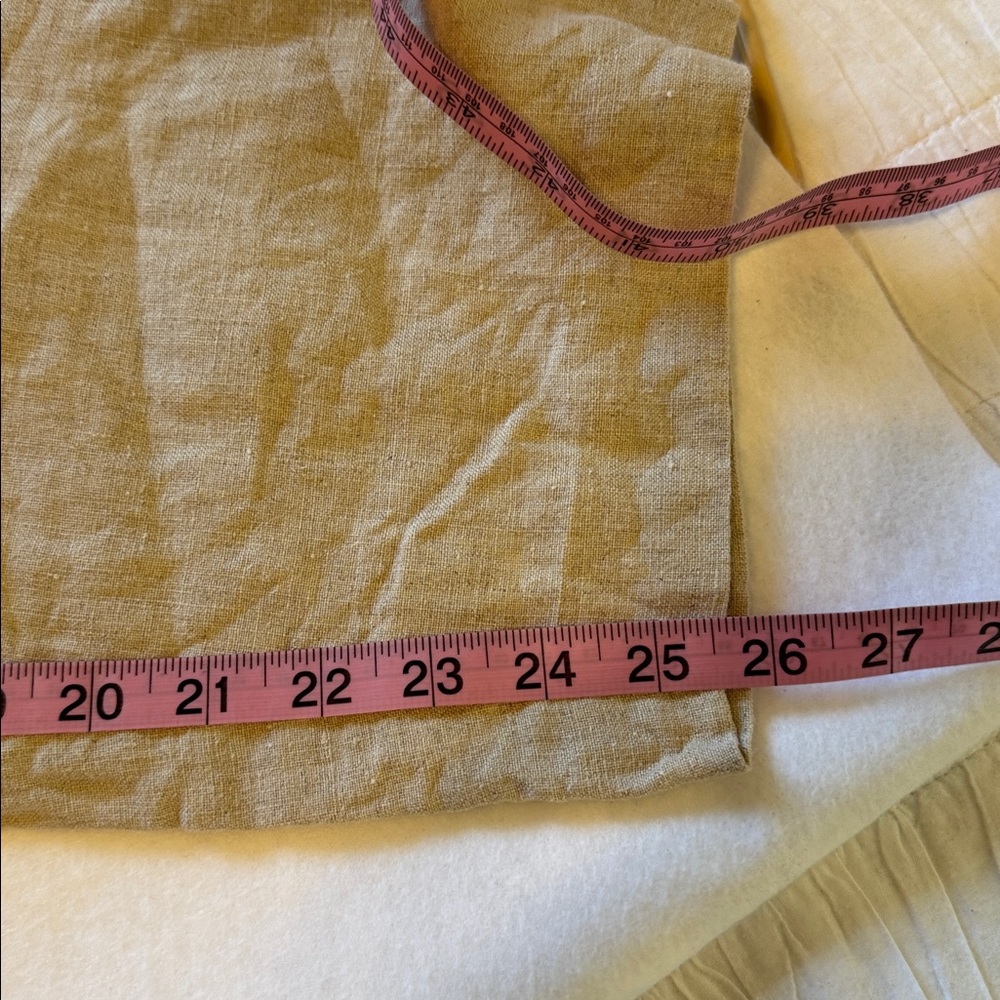 J Jill 100% Linen Natural Elastic Waist Pull On Pants Pockets SizeXL - Picture 6 of 7